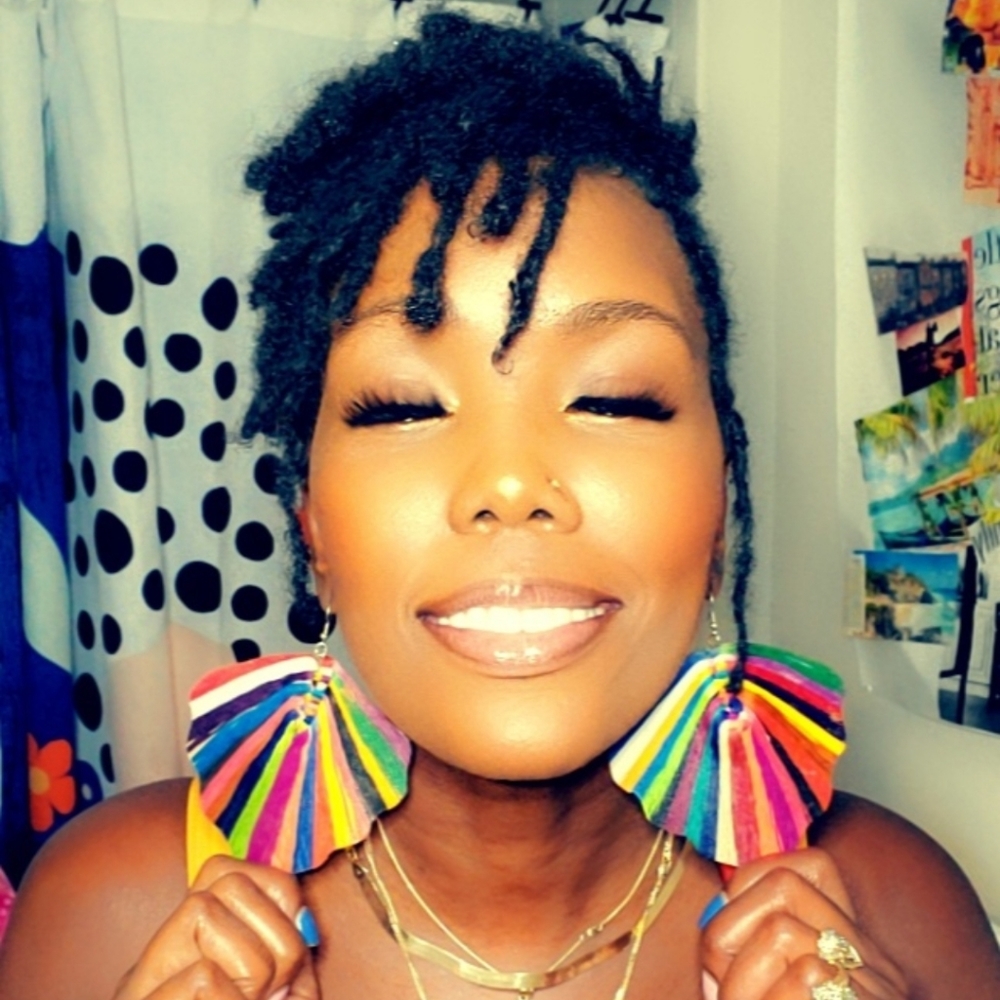 Colorful Statement Earrings (handmade new) ❤️💜🧡💙🤎💚💛🖤